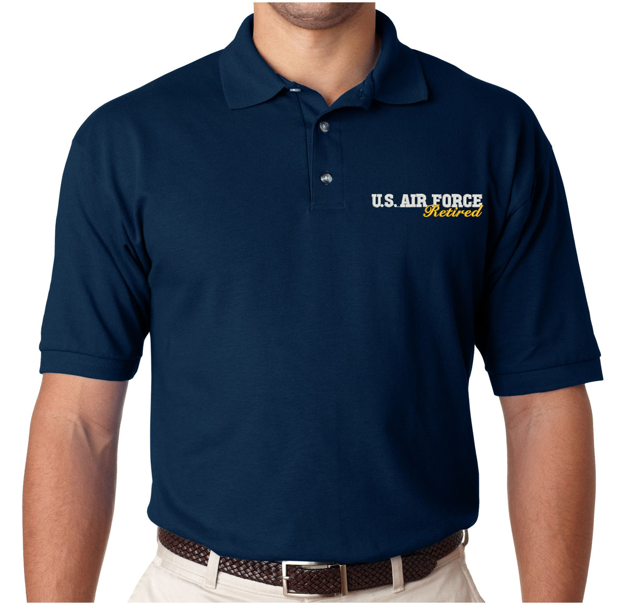 Air Force USAF Retired Polo Shirt