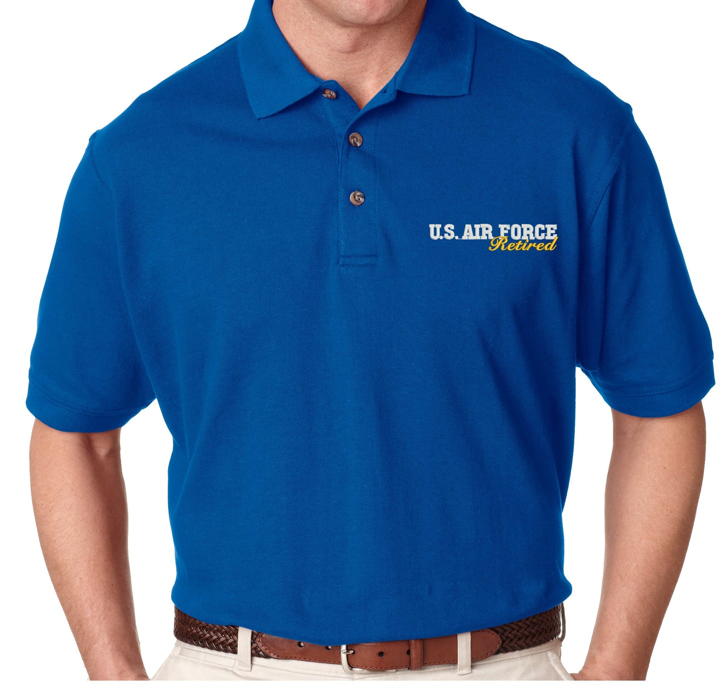 Air Force USAF Retired Polo Shirt
