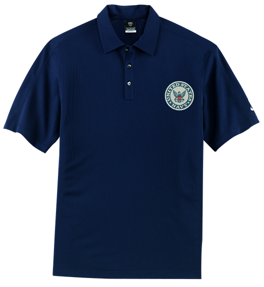 US Navy Embroidered Nike Dri-Fit Polo