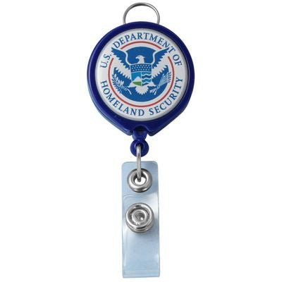 TSA New Patch Non Twist Badge Reel Retractable ID Card Holder