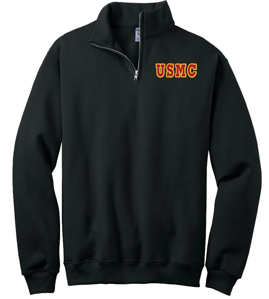USMC 1/4 Zip Fleece Sweatshirt