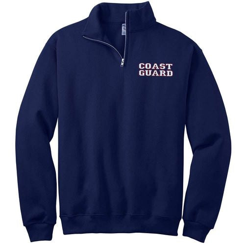 US Coast Guard 1/4 Zip Fleece Sweatshirt