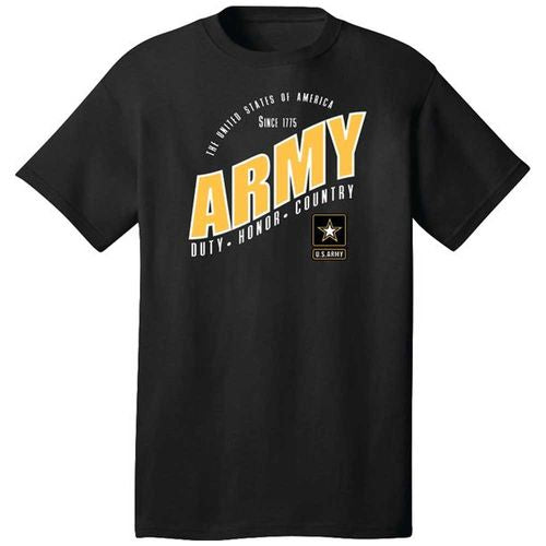 Army Under Armour Duty Honor Country T-Shirt (Steel Heather)
