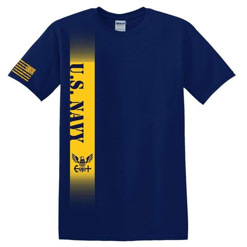 US Navy Eagle Anchor Emblem Royal Blue T-Shirt