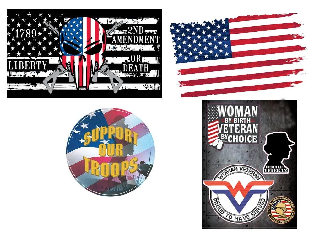Patriotic Decals & Stickers