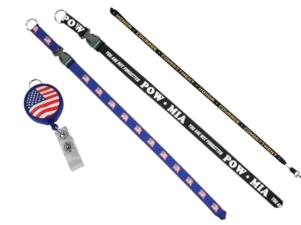 Patriotic Lanyards