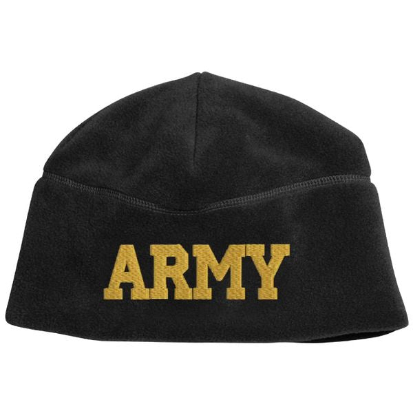 US Army Black Beanie Cap