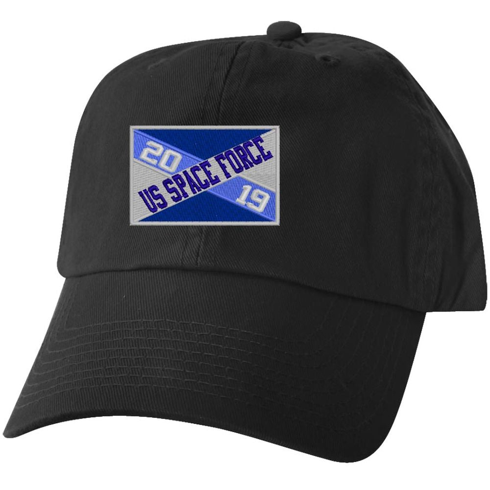 U.S. Space Force 2019 Design Embroidered Black Ball Cap