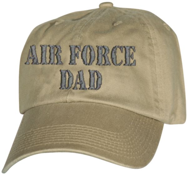 Air Force Dad on Khaki Ball Cap