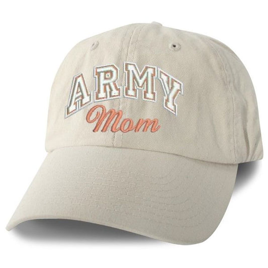 Army Mom (Orange)Embroidered Ball Cap