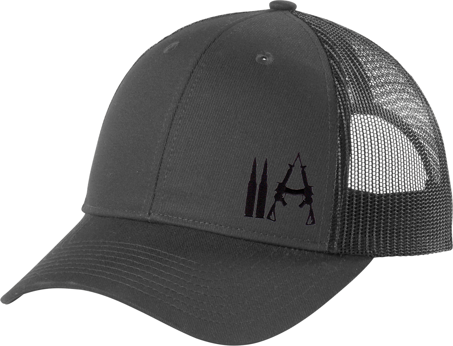2A 2nd Amendment Bullet & Rifle Trucker Ball Cap