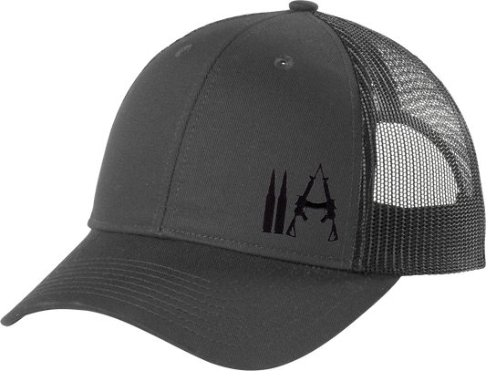 2A 2nd Amendment Bullet & Rifle Trucker Ball Cap