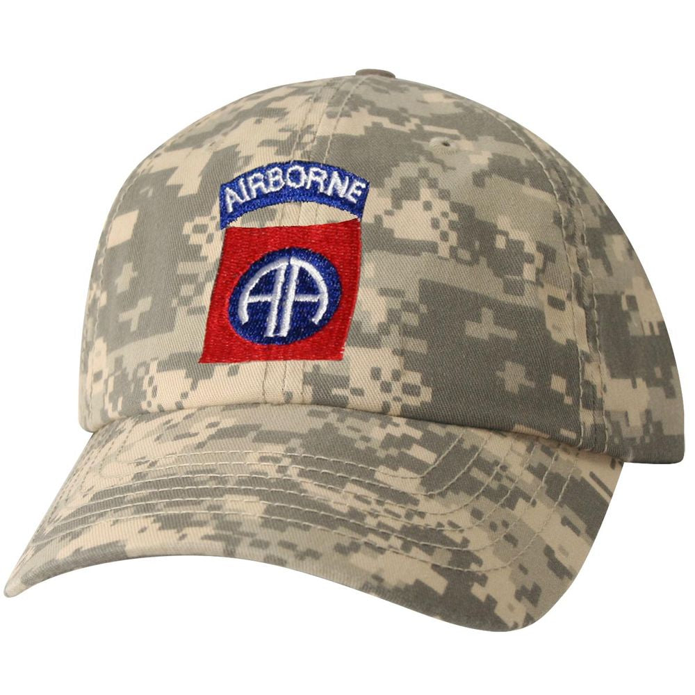 82d Airborne Logo Embroidered Ball Cap