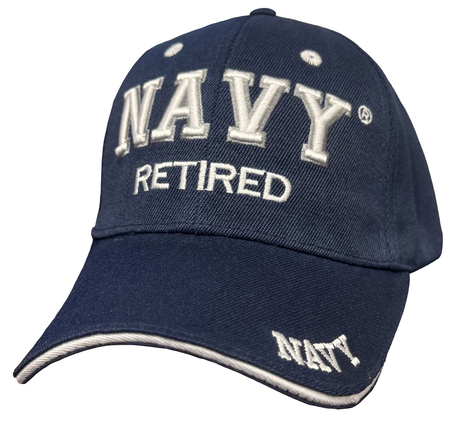 US Navy Retired Navy Blue Ball Cap