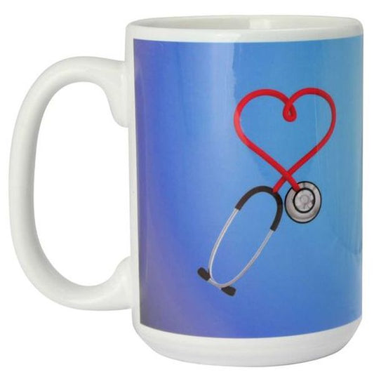 NURSE I'll work on your pain, don't be one Ceramic Mug 15 oz