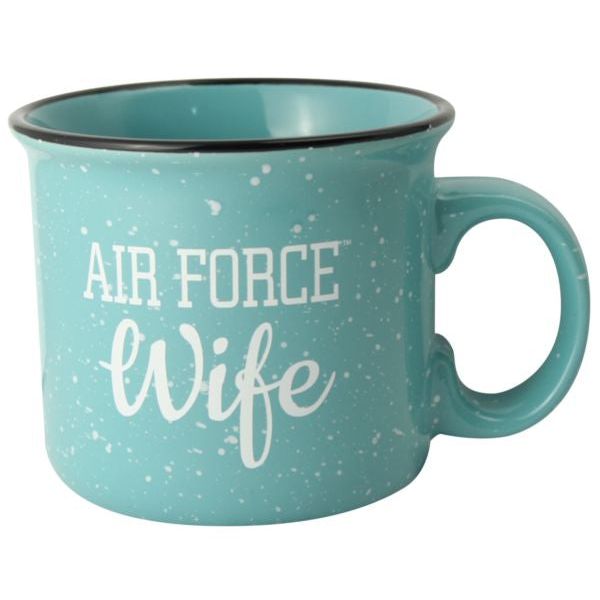 Air Force Wife on 14 oz. Camper Collection Mug