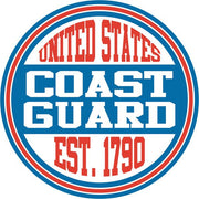 United States Coast Guard Est. 1790 Round Sticker