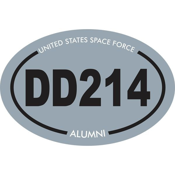 United States Space Force DD214 Alumni Sticker