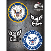 Navy Sticker Sheet Sticker