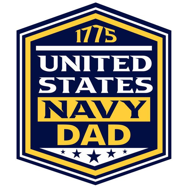 United States Navy Dad 1775 Sticker