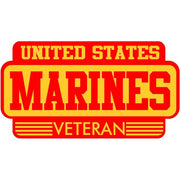 United States Marines Veteran Sticker