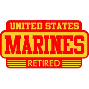 United States Marines Retired Sticker