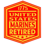 United States Marines Retired 1775 Sticker