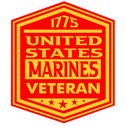 United States Marines Veteran 1775 Sticker