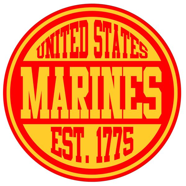 United States Marines Est. 1775 Round Sticker