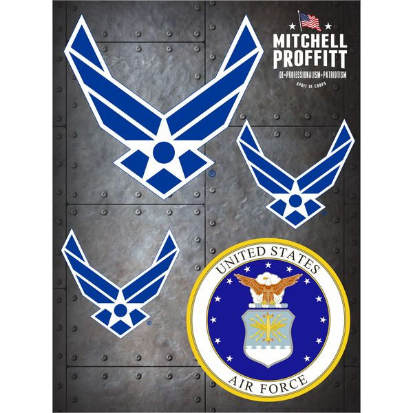 Air Force Sticker Sheet Sticker