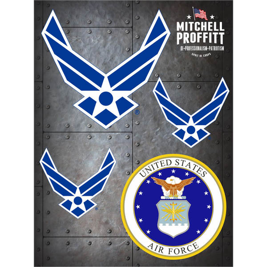 Air Force on Sticker Sheet