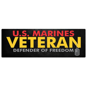 Marines Veteran Defender of Freedom Sticker