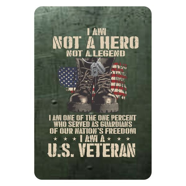 U.S. Marine Veteran/Hero Dog Tag/Boots Sticker