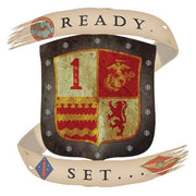 Ready, Set Shield Marines Decal