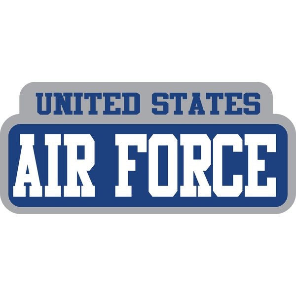 United States Air Force Stacked Text Sticker