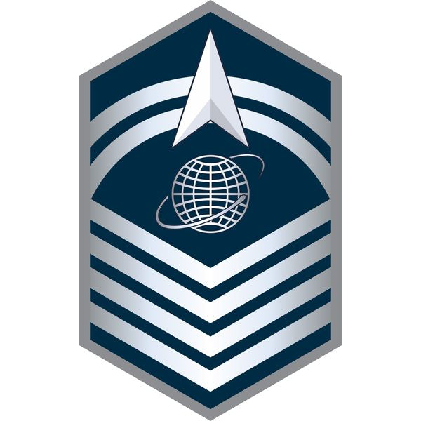 United States Space Force E-8 Senior Master Sergeant Rank Sticker