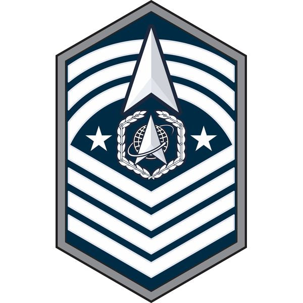 United States Space Force CMSSF Rank Sticker