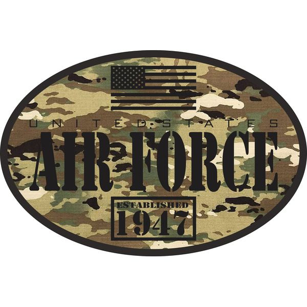 Air Force Established 1947 Oval Design Sticker