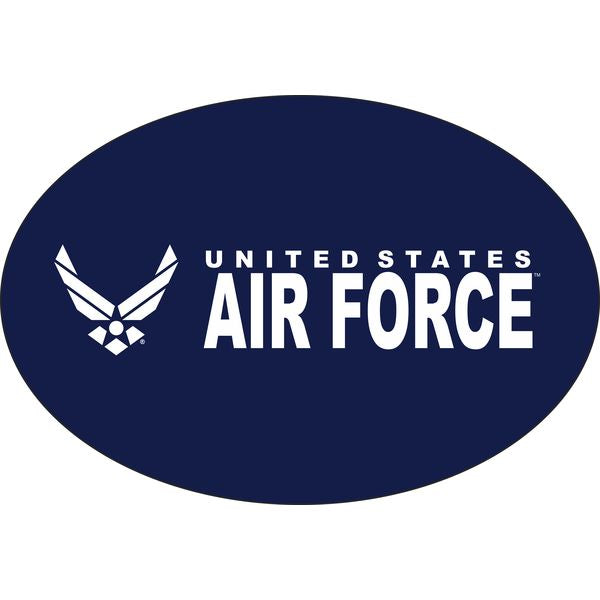 United States Air Force with Symbol Oval Sticker