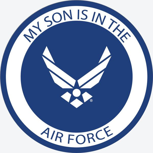 My Son is in the Air Force with Symbol Decal