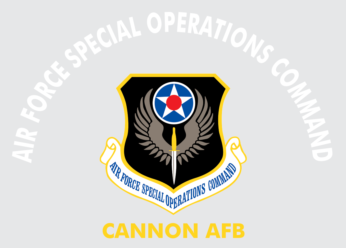 Air Force Special Operations Command Cannon AFB Decal