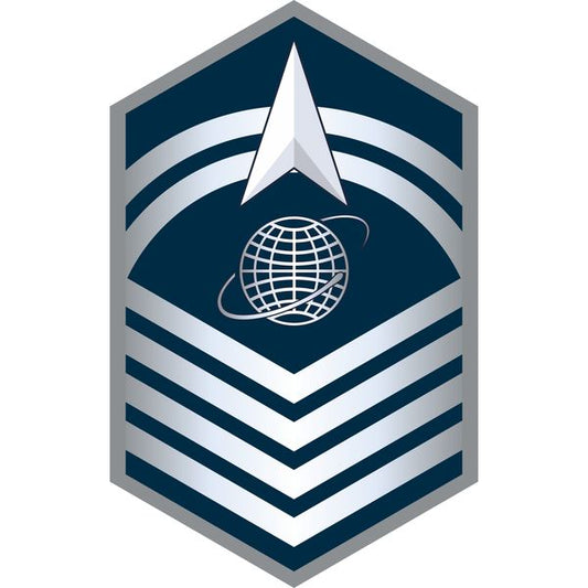 United States Space Force E-8 Senior Master Sergeant Rank Decal