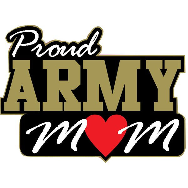 Proud Army Mom Sticker