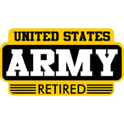 United States Army Retired Sticker