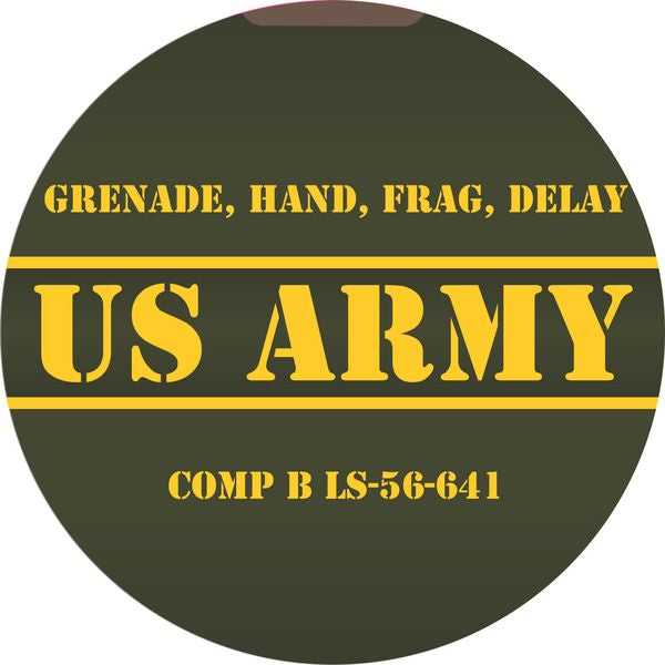 U.S. Army Grenade Round Sticker