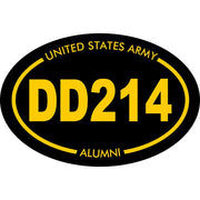 United States Army DD214 Alumni Oval Sticker