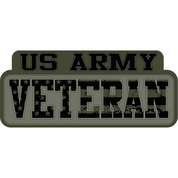 U.S. Army Veteran Stacked Sticker