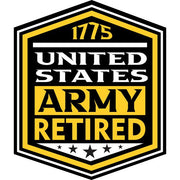 United States Army Retired 1775 Sticker