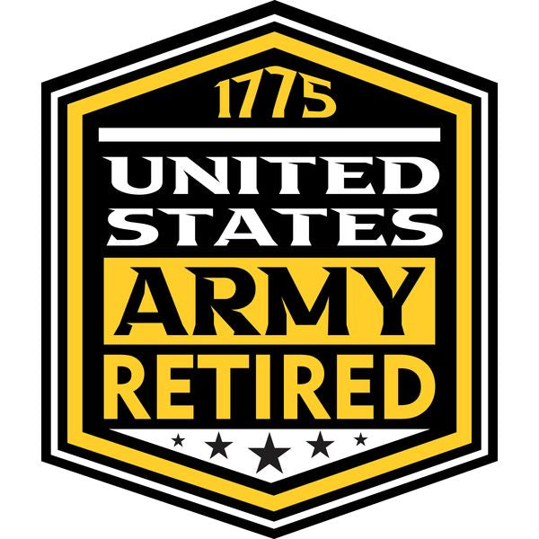 United States Army Retired 1775 Sticker