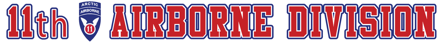 11th Airborne Division Arctic Airborne Window Strip